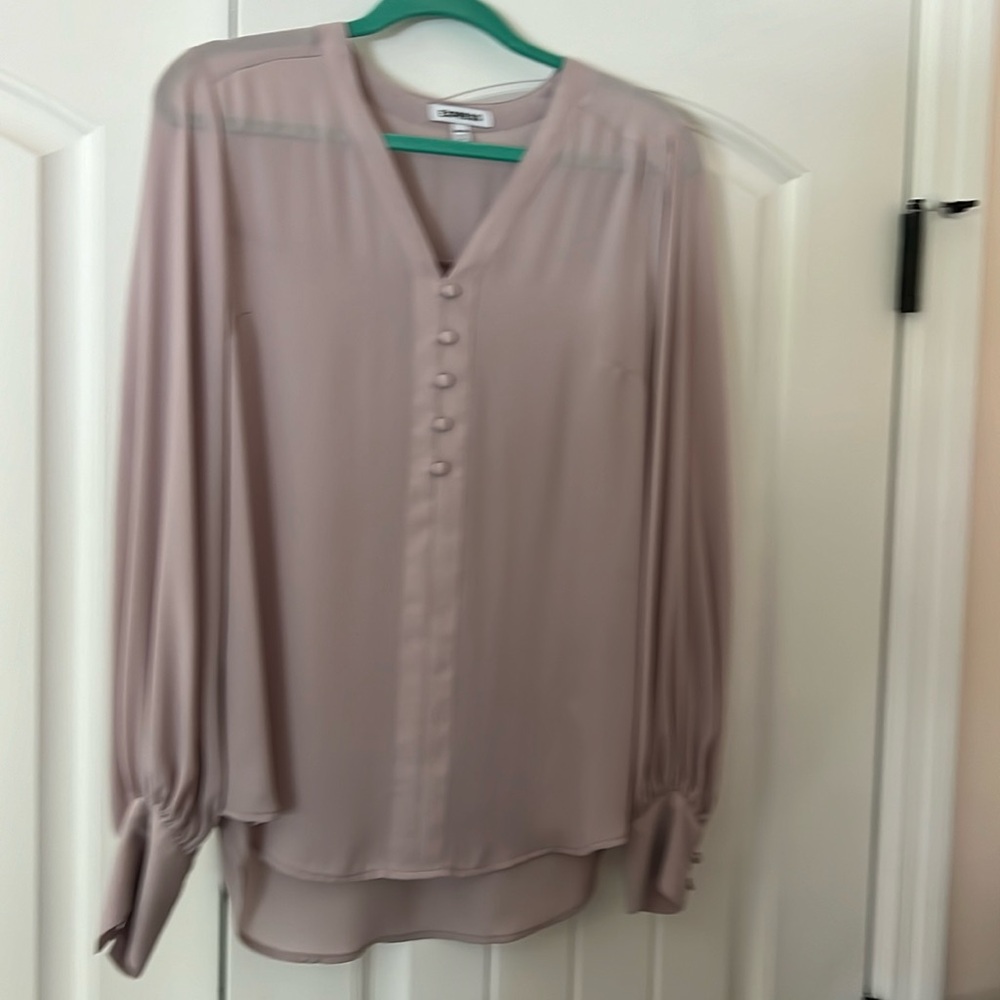NWOT Express Blouse Portofino collection Blush Size Medium